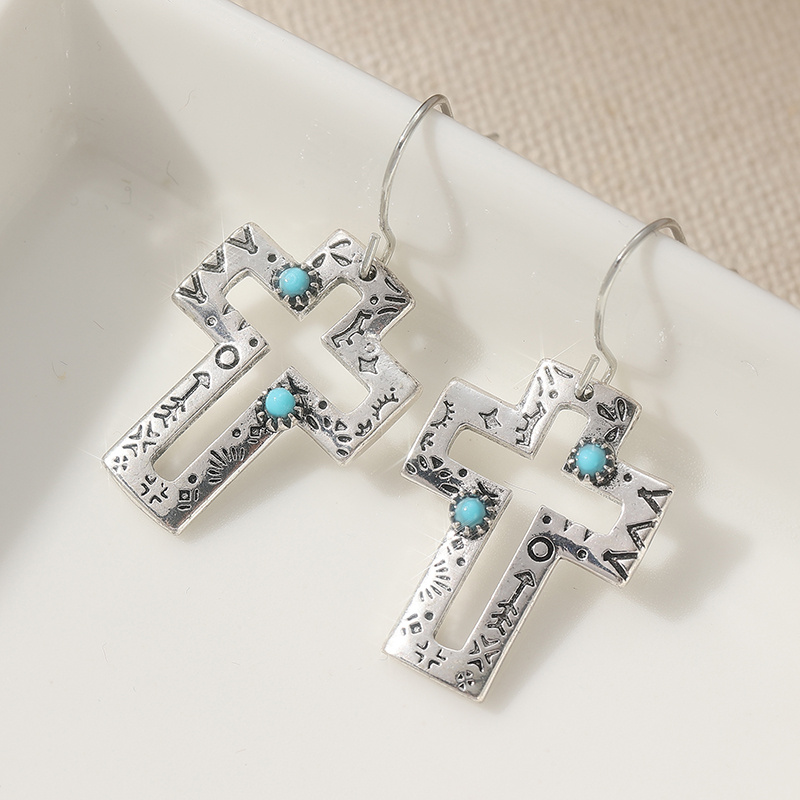 Women's Geometric Vintage Engraved Pattern Earrings